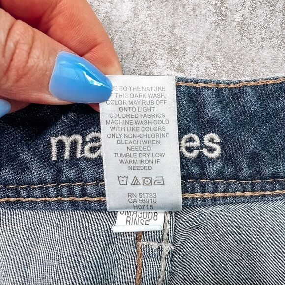 Maurices Bootcut Dark Wash Jeans Size 11/12 Short - Picture 6 of 7
